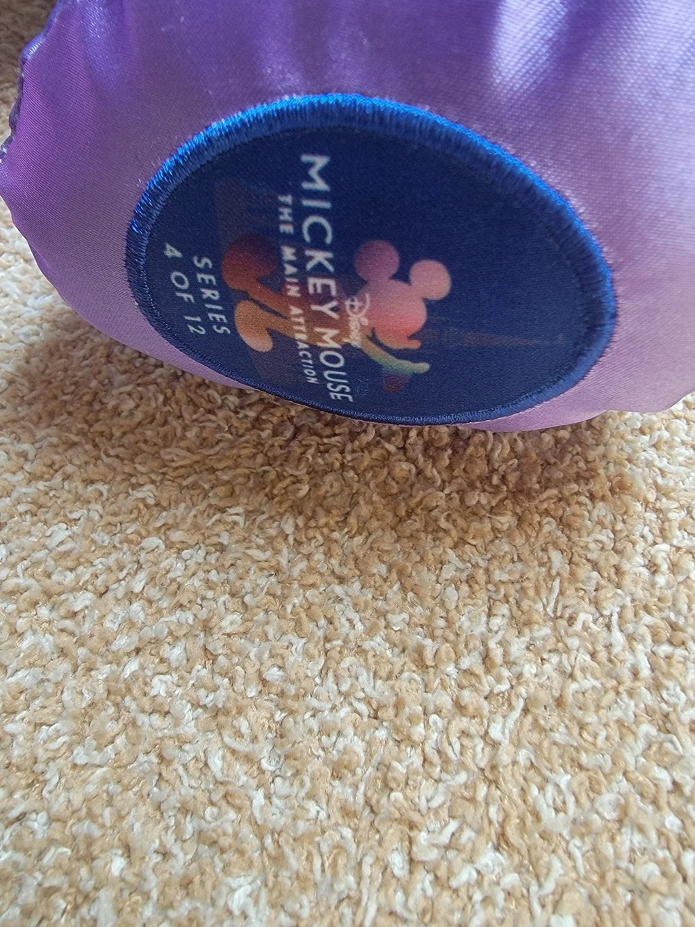 Disney Plush Mickey Mouse in Lavender, Pink & Teal Pastels